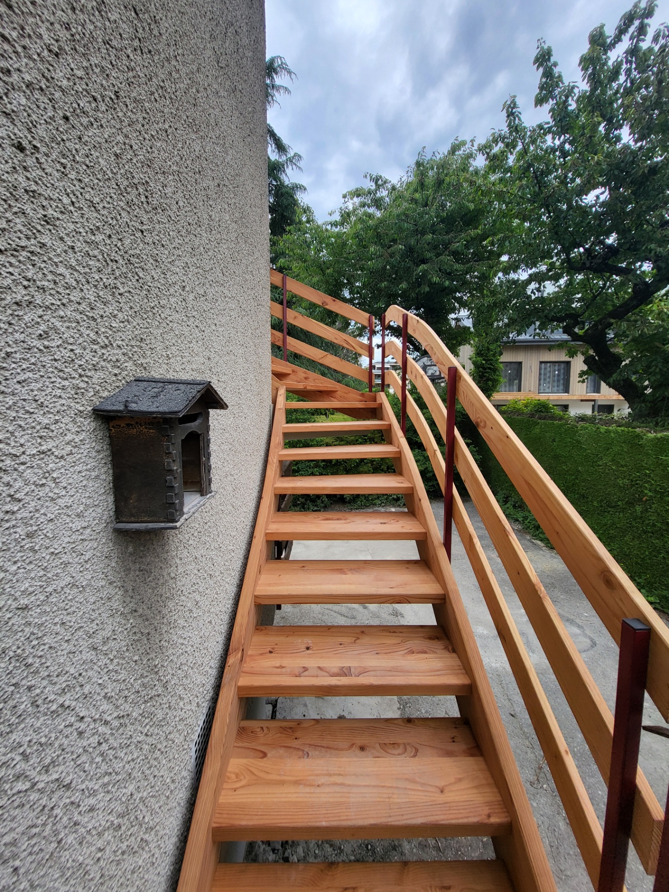 Création d'un accès extérieur indépendant à l'étage — Annecy-le-Vieux — Les travaux (3)