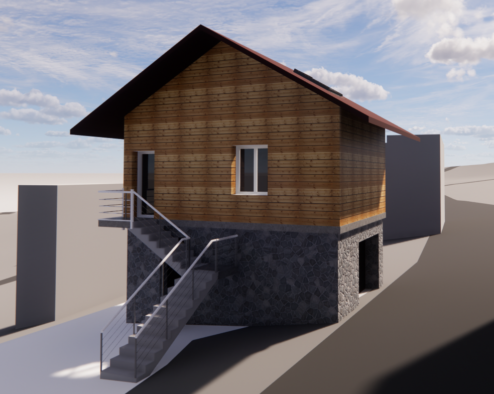 Surélévation d'un garage en ossature bois — Secteur Annecy / Genevois — visuel 3