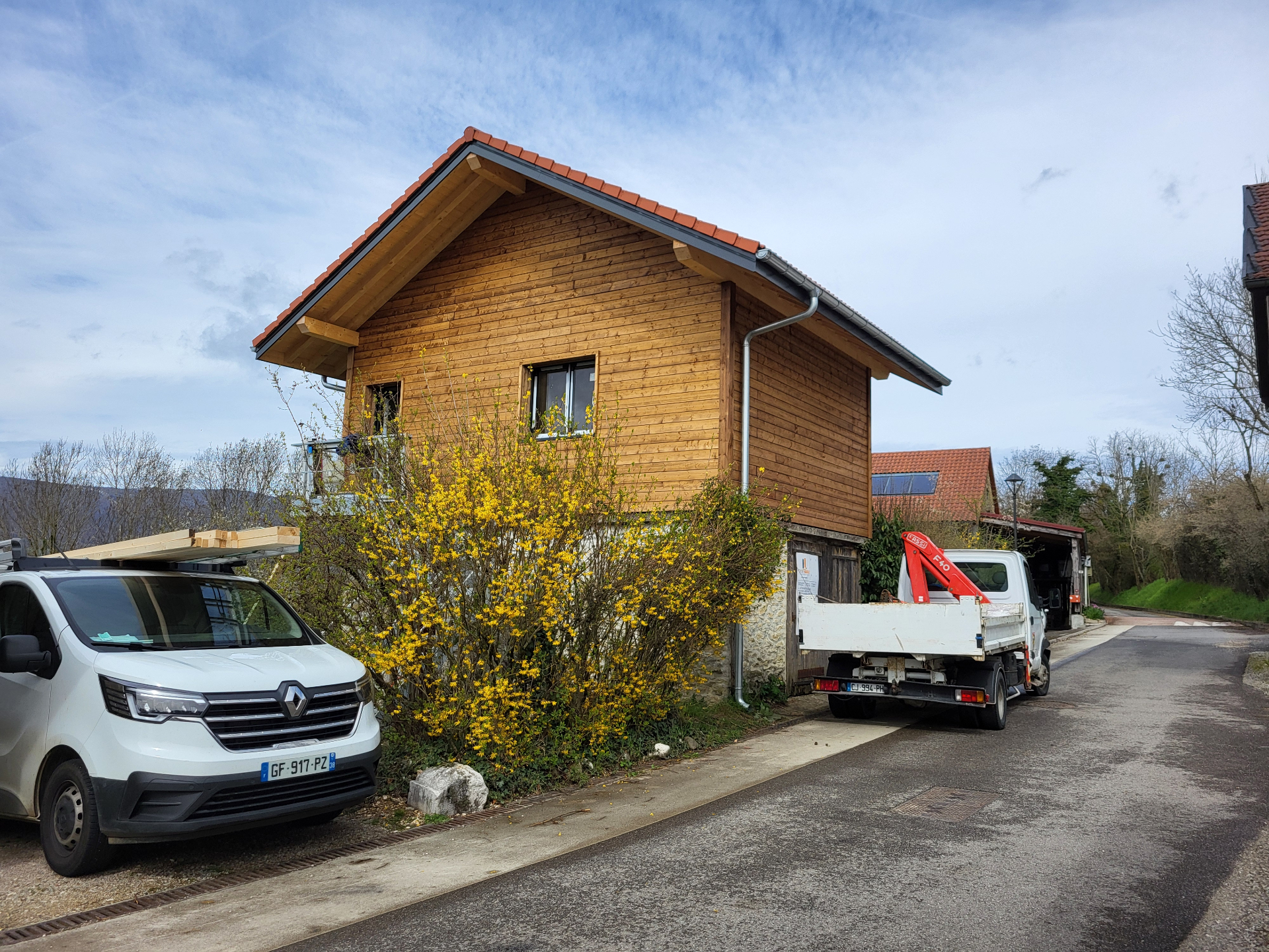 Surélévation d'un garage en ossature bois — Secteur Annecy / Genevois — visuel 8